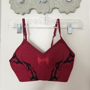 Civil Regime Red Sports Bra